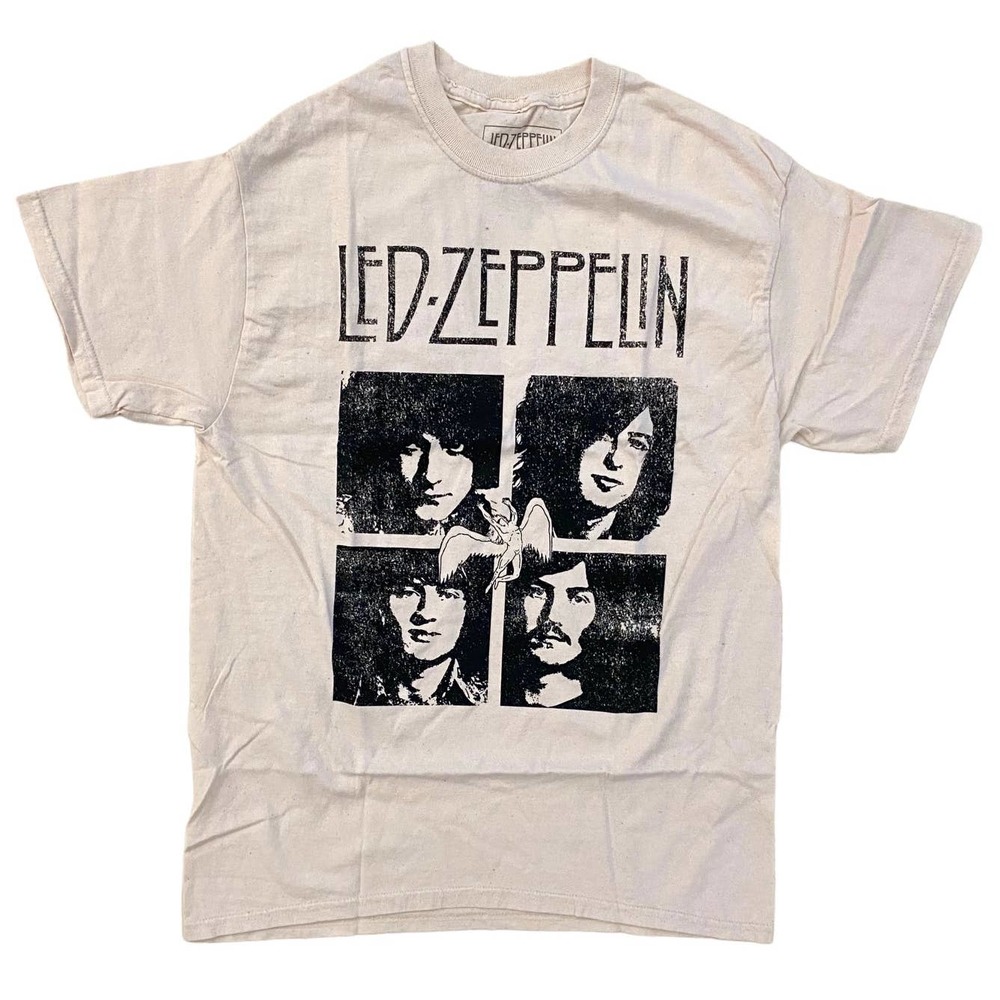 Led-Zeppelin Unisex Sizing Officially Licensed Vintage Graphic Print Tee T-Shirt